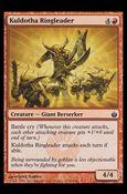 Magic the Gathering: Mirrodin Besieged (Base Set) card 70 Kuldotha Ringleader