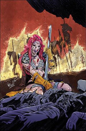 Red Sonja: The Superpowers issue 2-Y Vincenzo Federici Virgin Cover