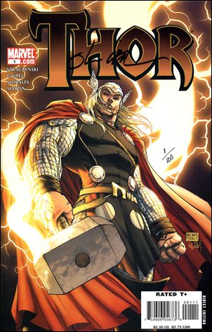 Thor (2007) issue 1-I DF Turner Cover (signed by Olivier Coipel) 1/100