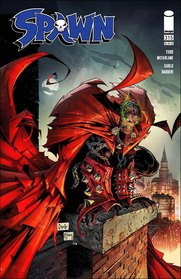 Spawn issue 315-B Greg Capullo Cover