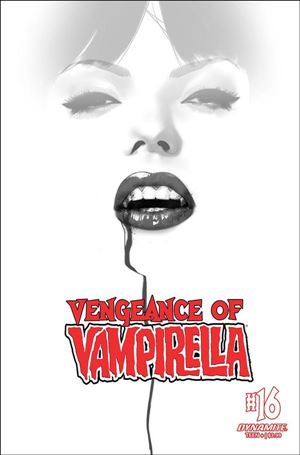 Vengeance of Vampirella (2019) issue 16-L Ben Oliver 1:30 Black & White Cover