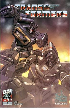 Transformers Generation One (2004) issue 1-G Silver Snail Comics Cover 1/1000