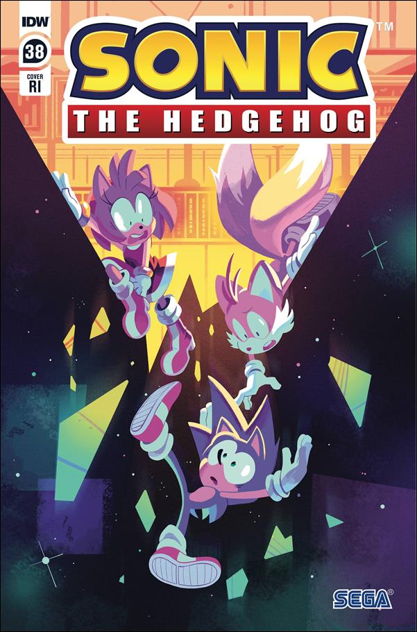Sonic the Hedgehog (2018) issue 38-C Nathalie Fourdraine 1:10 Cover