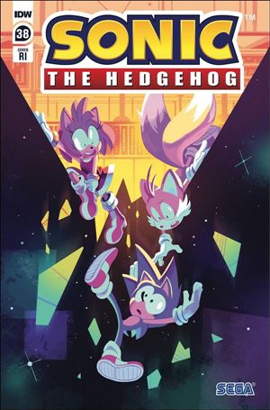Sonic the Hedgehog (2018) issue 38-C Nathalie Fourdraine 1:10 Cover