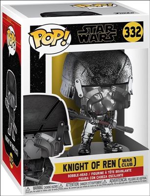 POP! Star Wars figure 332-B Knight of Ren (War Club) (Chrome)