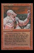 Magic the Gathering: Fallen Empires (Base Set) card 60 Orcish Captain