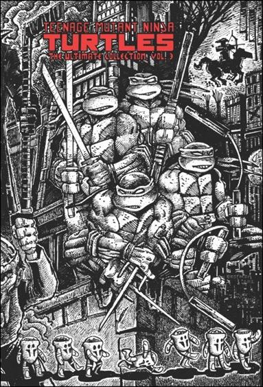 Teenage Mutant Ninja Turtles: The Ultimate Collection issue 3-B Black and White Cover