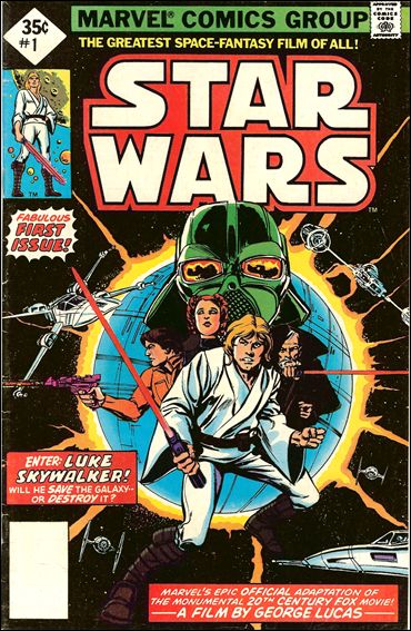 Star Wars (1977) issue 1-D 35 Cent Whitman Cover (2nd Printing)