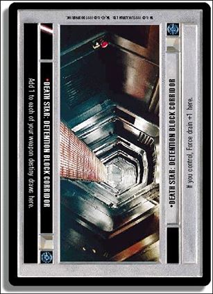 Star Wars: Premiere Limited (Base Set) card 120 Death Star: Detention Block Corridor