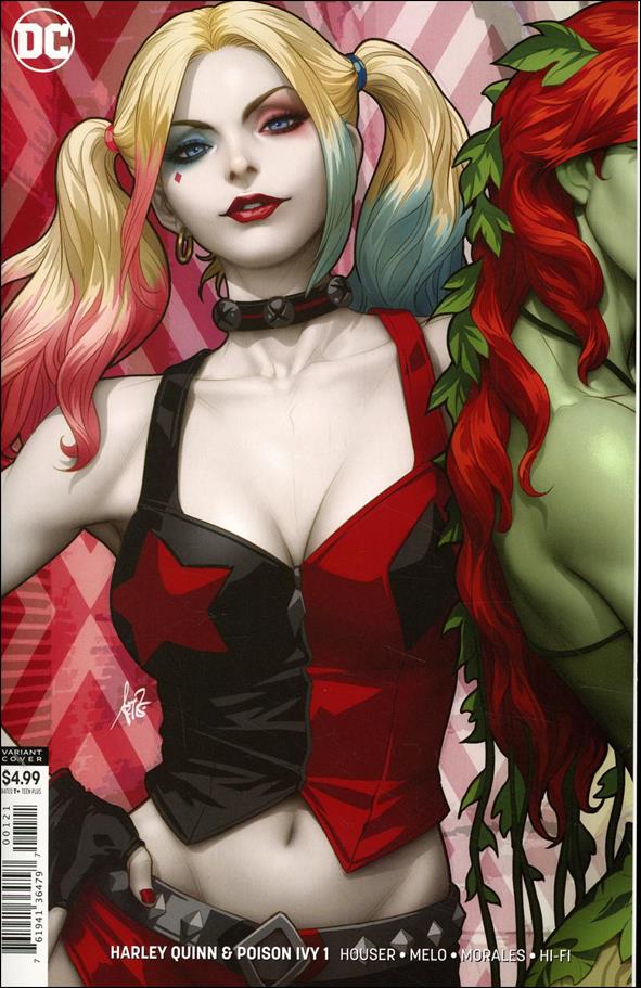 Harley Quinn and Poison Ivy issue 1-B Stanley "Artgerm" Lau Harley Quinn Cardstock Cover