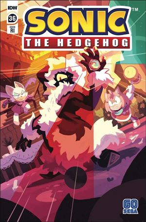 Sonic the Hedgehog (2018) issue 36-C Nathalie Fourdraine 1:10 Cover