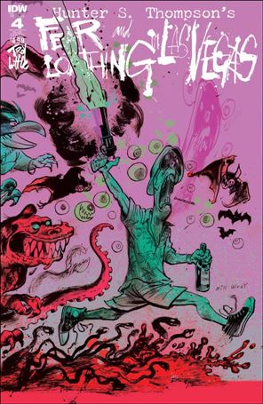 Fear and Loathing in Las Vegas issue 4-B Bill Wray Subscription Wraparound Cover