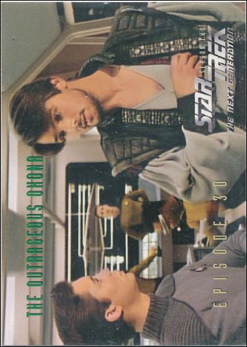 Star Trek: The Next Generation - The Episode Collection Season Two (Base Set) card 145 The Outragious Okona, Episode 30A