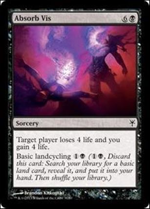 Magic the Gathering: Duel Decks: Sorin vs. Tibalt (Base Set) card 31 Absorb Vis