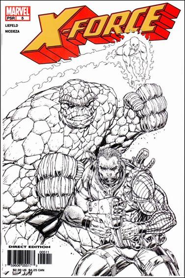 X-Force (2004) issue 5-B Black & White Sketch Cover
