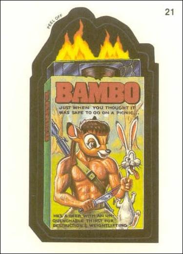 Wacky Packages (Base Set) card 21 Bambo