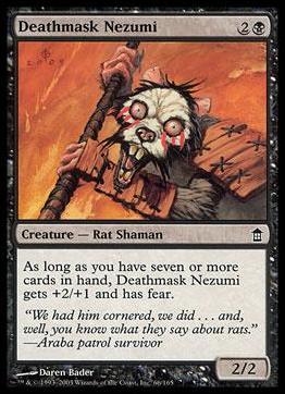 Magic the Gathering: Saviors of Kamigawa (Base Set) card 66 Deathmask Nezumi