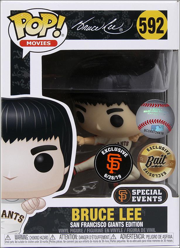 POP! Movies figure 592-C Bruce Lee (San Francisco Giants) Bait Exclusive