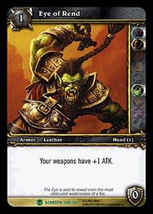 World of Warcraft: Heroes of Azeroth (Base Set) card 288 Eye of Rend