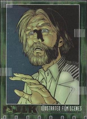 Hulk Film and Comic Cards (Illustrated Film Scenes Subset) card IF10 David Banner
