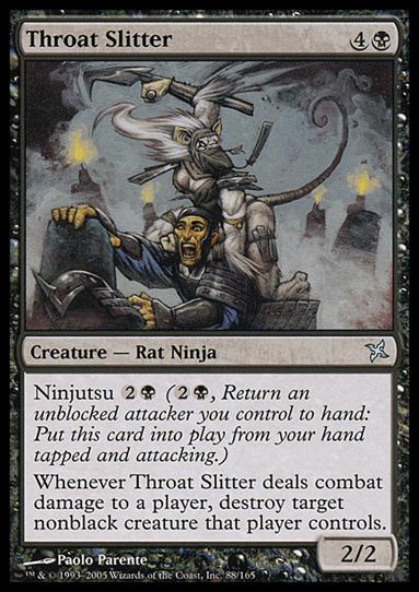 Magic the Gathering: Betrayers of Kamigawa (Base Set) card 88 Throat Slitter
