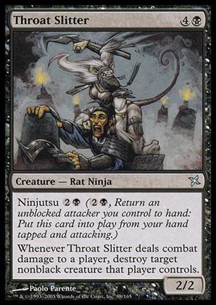 Magic the Gathering: Betrayers of Kamigawa (Base Set) card 88 Throat Slitter