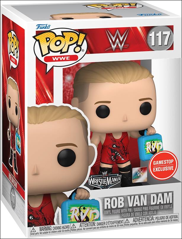POP! WWE figure 117 Rob Van Dam GameStop Exclusive