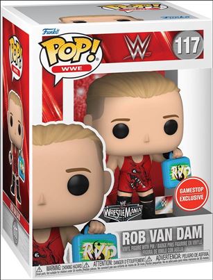 POP! WWE figure 117 Rob Van Dam GameStop Exclusive