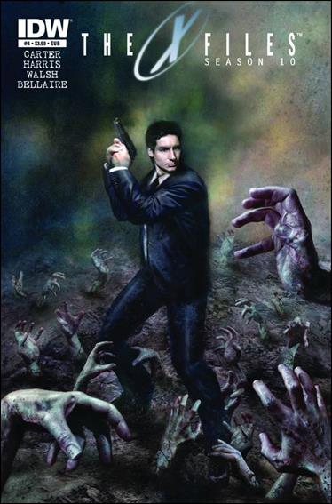 X-Files: Season 10 issue 4-D Nick Percival Subscription Cover