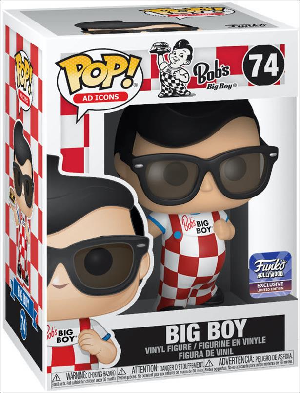 POP! Ad Icons figure 74 Big Boy (w/ Burger) Funko Hollywood Exclusive