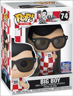 POP! Ad Icons figure 74 Big Boy (w/ Burger) Funko Hollywood Exclusive