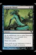 Magic the Gathering: Shadowmoor (Base Set) card 175 Scarscale Ritual