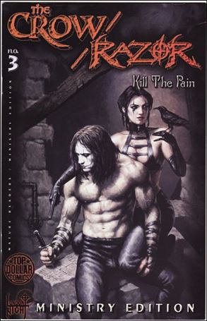 Crow/Razor - Kill the Pain issue 3-B Dorian Cleavenger Ministry Edition Cover
