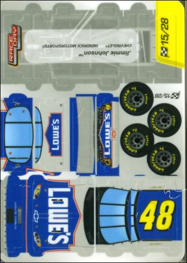 NASCAR Race Day 2006 Series 1 (Base Set) card 15.2 Jimmie Johnson