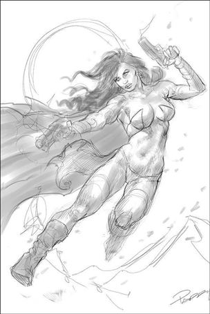 Dejah Thoris (2019) issue 6-Q Lucio Parrillo 1:50 Black & White Virgin Cover