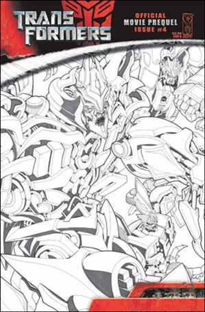 Transformers: Movie Prequel issue 4-B Standard Sketch Cover