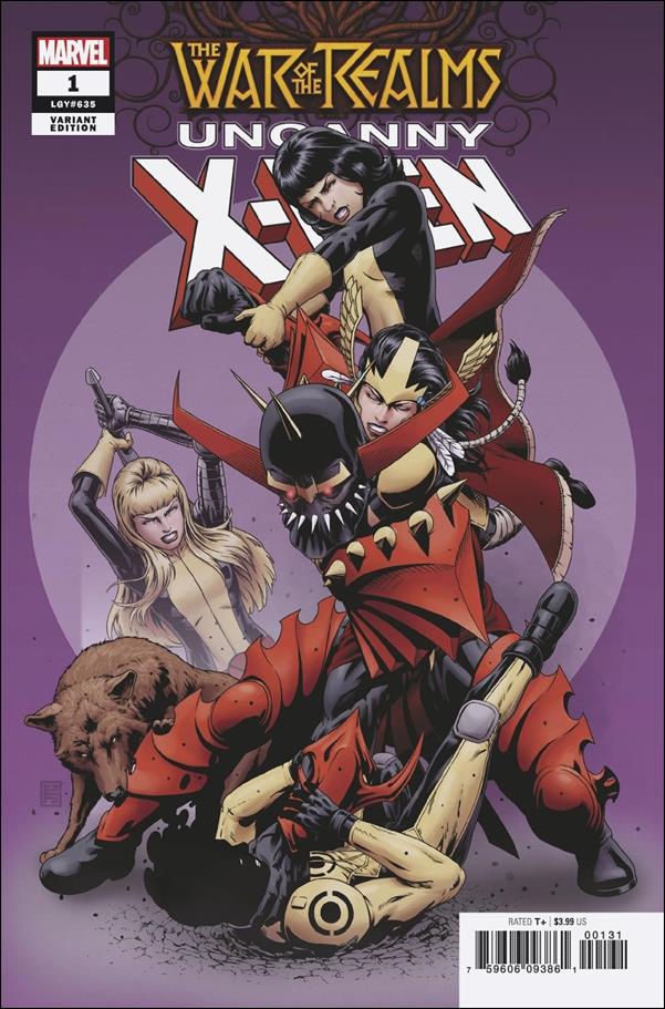 War of the Realms: Uncanny X-Men issue 1-D John Tyler Christopher 1:50 Cover
