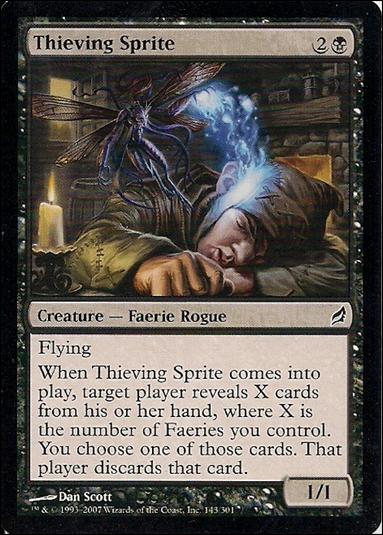 Magic the Gathering: Lorwyn (Base Set) card 143 Thieving Sprite