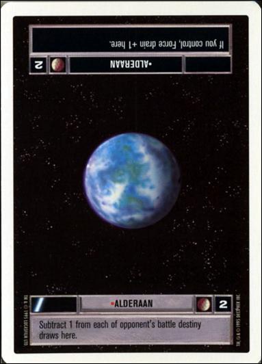 Star Wars: Premiere Unlimited (Base Set) card 297 Alderaan