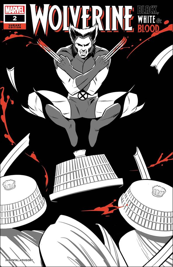 Wolverine: Black, White & Blood issue 2-B Natacha Bustos 1:25 Cover