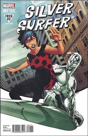 Silver Surfer (2016) issue 1-F Polybagged Chris Stevens Fried Pie Cover