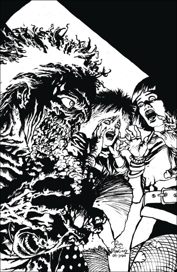 Return of the Living Dead (2024) issue 3-E Roy Alan Martinez B&W Virgin Cover
