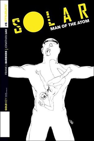 Solar: Man of the Atom (2014) issue 5-D Jonathan Lau 1:25 Black & White Cover