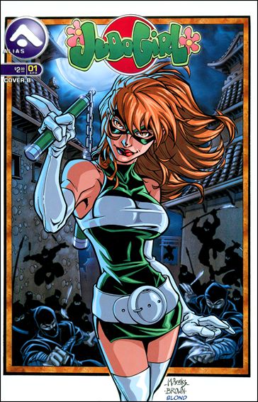 Judo Girl (2005) issue 1-B Mark Brooks Cover with Judo Twins Flipbook