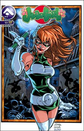 Judo Girl (2005) issue 1-B Mark Brooks Cover with Judo Twins Flipbook