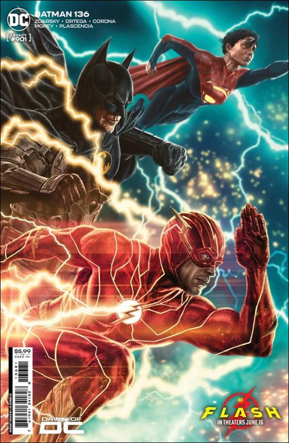 Batman (2016) issue 136-E Lee Bermejo The Flash Movie Cardstock Cover