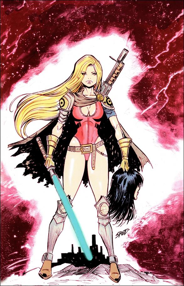 Sword of Justice (2020) issue 1-F Silvio Spotti Virgin "Headhunter" Cover