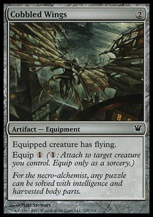 Magic the Gathering: Innistrad (Base Set) card 219 Cobbled Wings