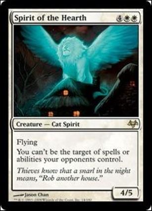 Magic the Gathering: Eventide (Base Set) card 14 Spirit of the Hearth
