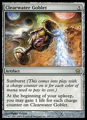 Magic the Gathering: Fifth Dawn (Base Set) card 109 Clearwater Goblet